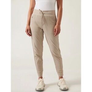 Athleta Tan Track Pants
